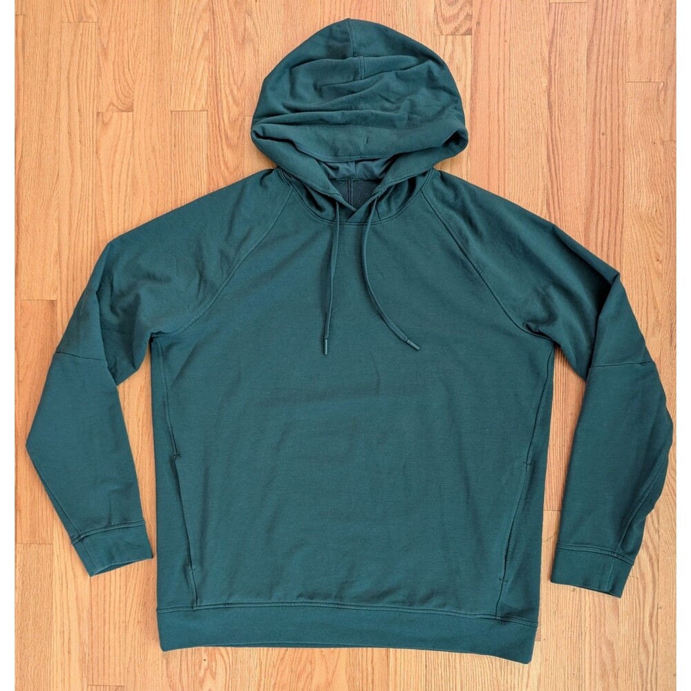 Lululemon City Sweat Pullover Hoodie Sweatshirt Green LM3AUPS Mens XL
